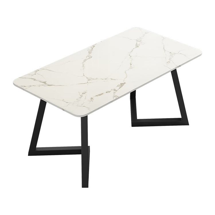 Traditional Luxury Rectangle Dining Table Double Pedestal Furniture for Indoor