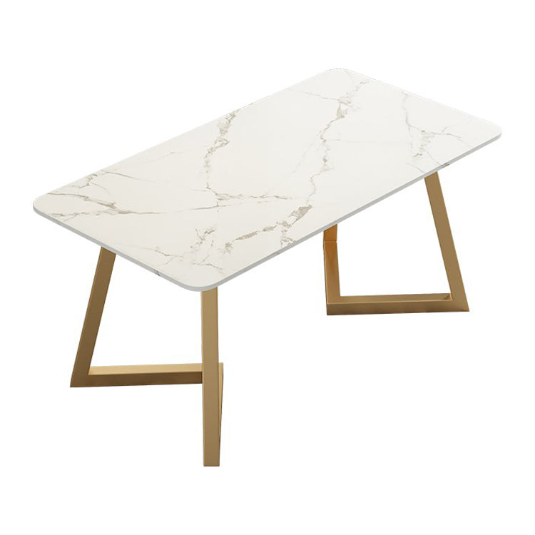 Traditional Luxury Rectangle Dining Table Double Pedestal Furniture for Indoor