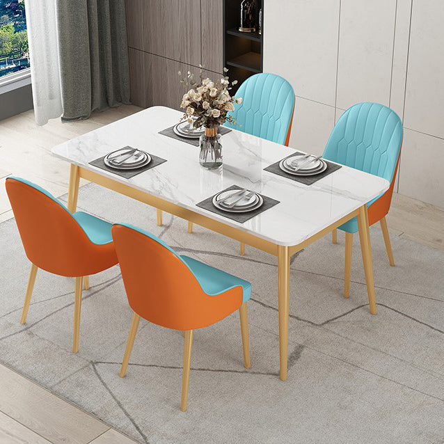 Traditional Luxury Rectangle Dining Collection 4-foot Stone Furniture