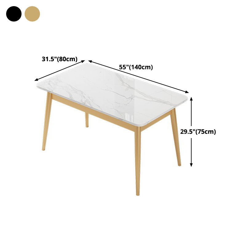 Traditional Luxury Rectangle Dining Collection 4-foot Stone Furniture