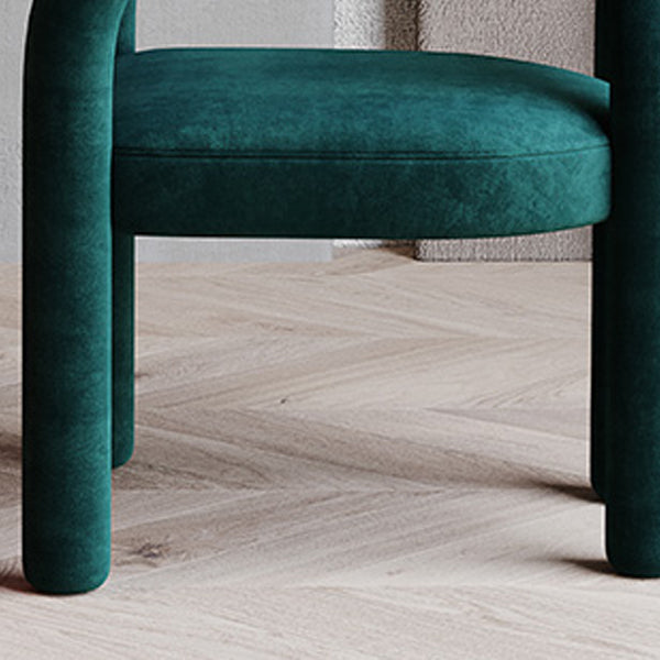 Modern Design Armless Open Back Chairs Fabric Dining Chairs for Home