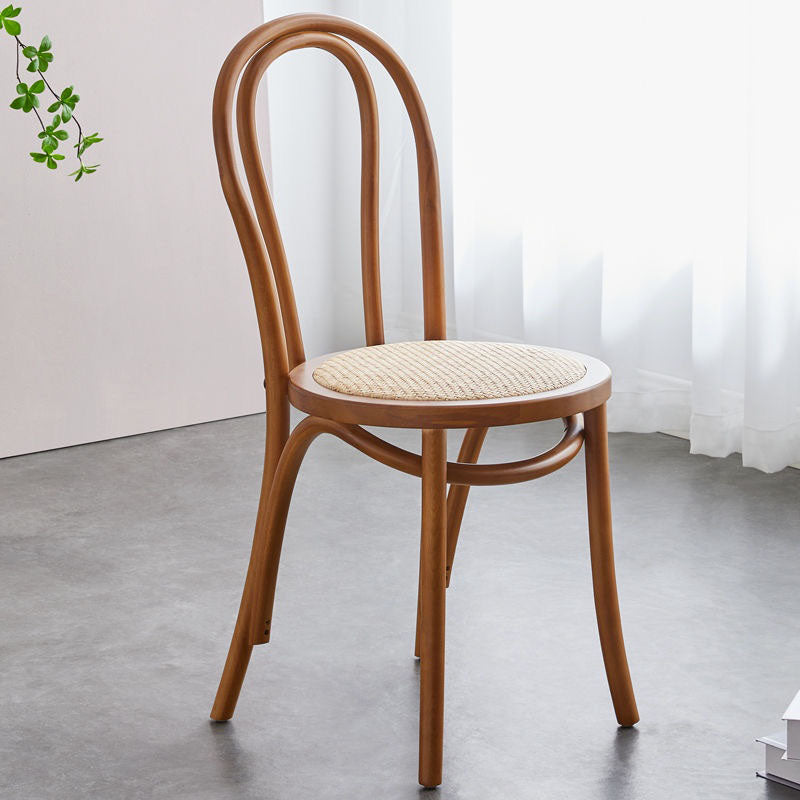 Traditional Wood Kitchen Dining Room Side Chair Windsor Back Chair