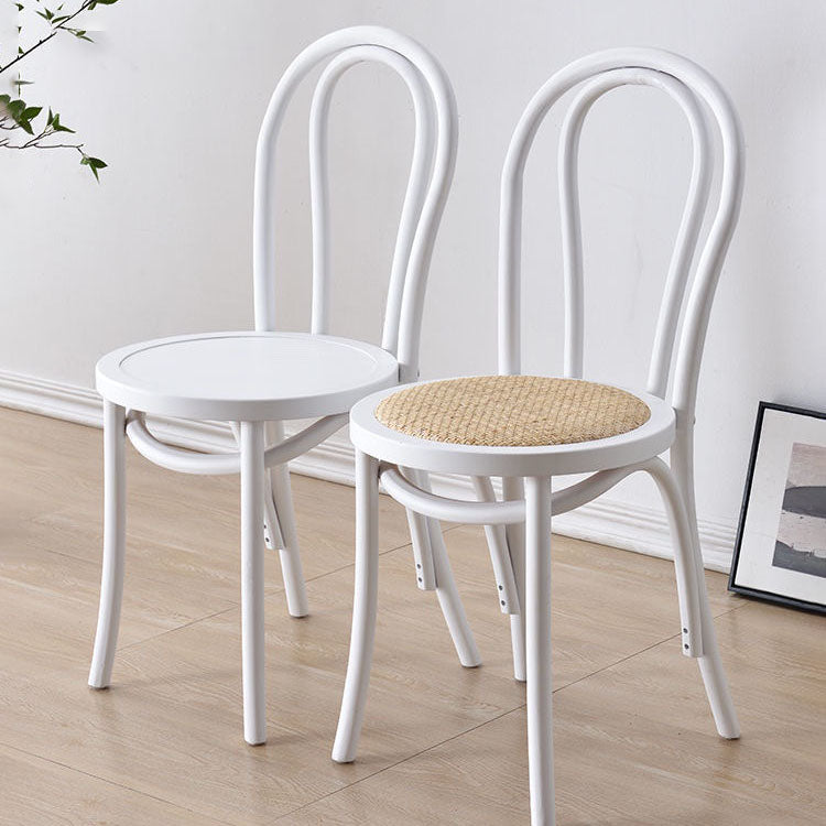Traditional Wood Kitchen Dining Room Side Chair Windsor Back Chair
