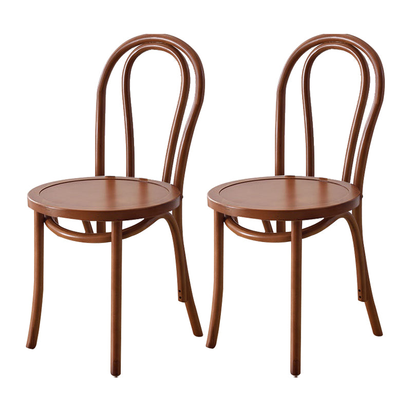 Traditional Wood Kitchen Dining Room Side Chair Windsor Back Chair