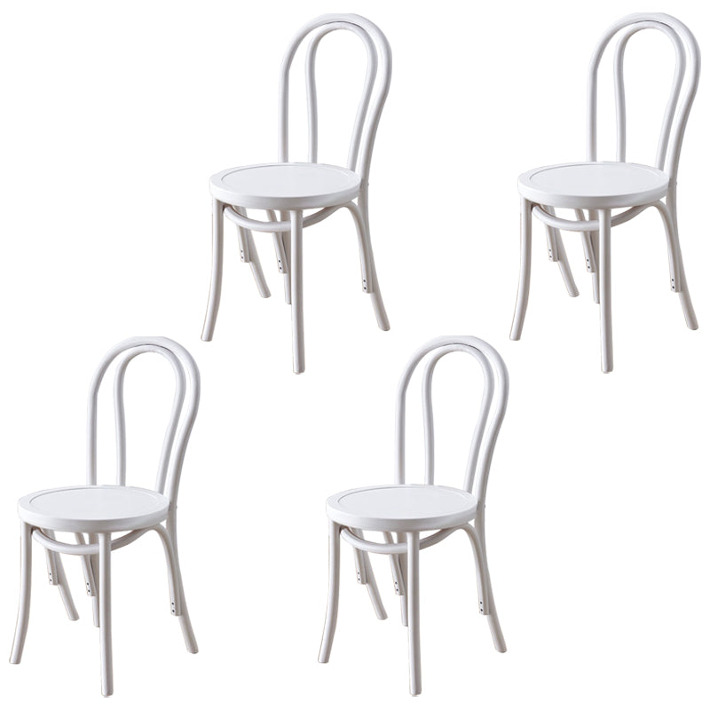 Traditional Wood Kitchen Dining Room Side Chair Windsor Back Chair