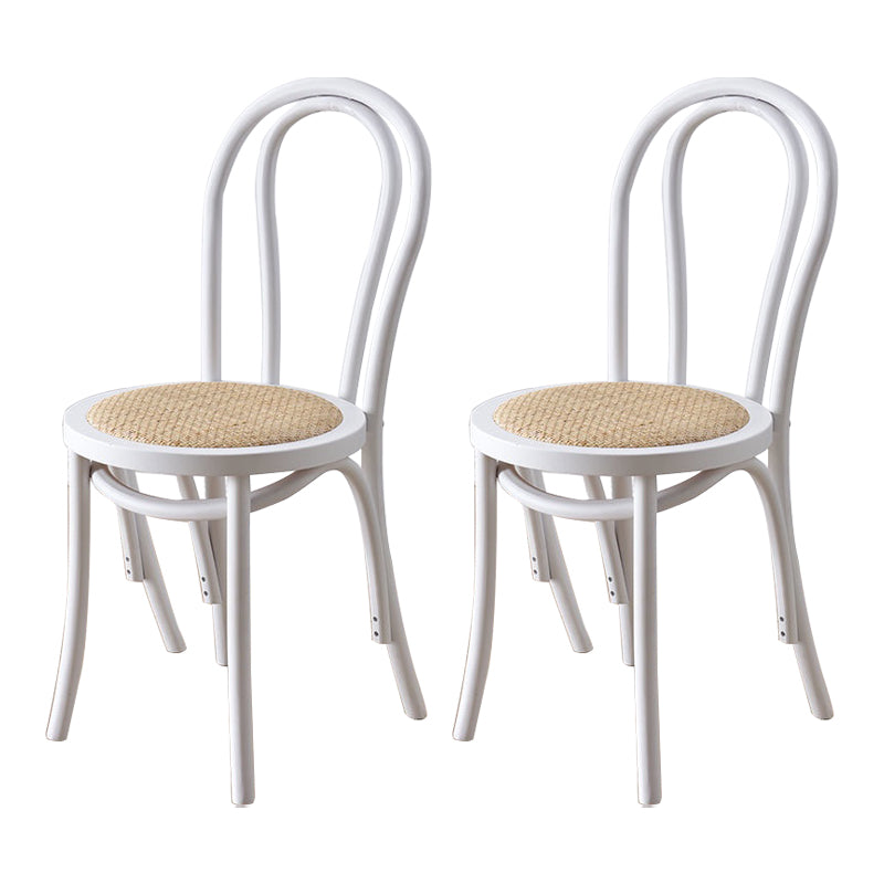 Traditional Wood Kitchen Dining Room Side Chair Windsor Back Chair