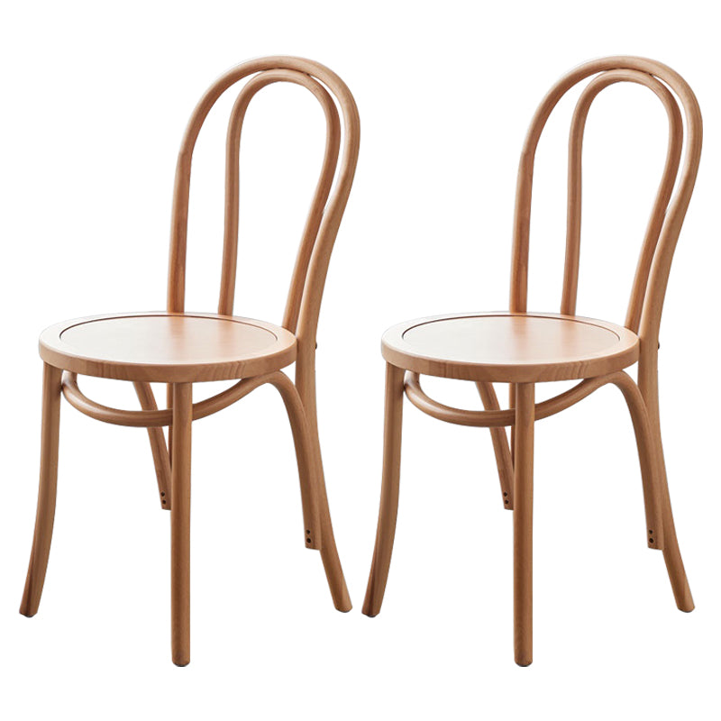 Traditional Wood Kitchen Dining Room Side Chair Windsor Back Chair
