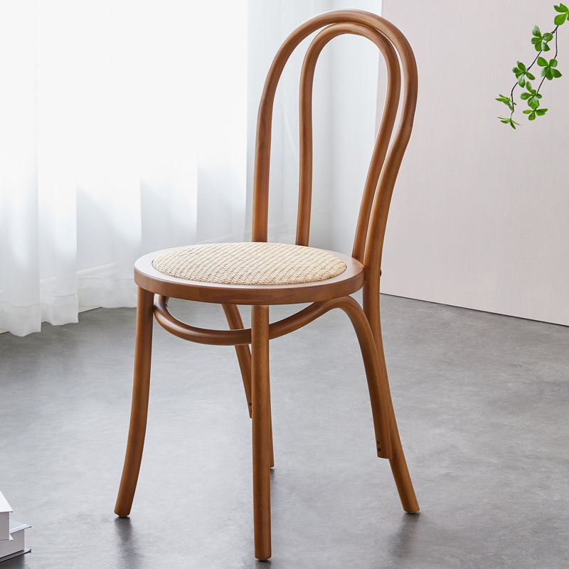 Traditional Wood Kitchen Dining Room Side Chair Windsor Back Chair