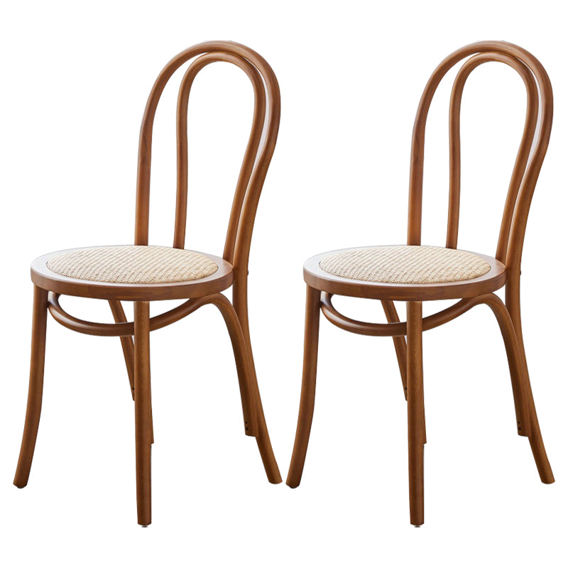 Traditional Wood Kitchen Dining Room Side Chair Windsor Back Chair