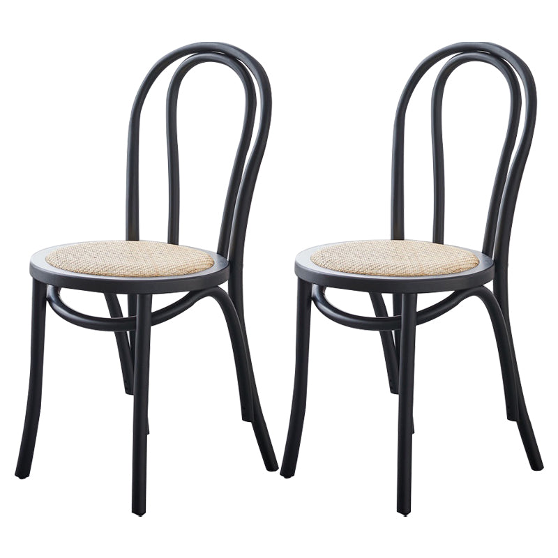Traditional Wood Kitchen Dining Room Side Chair Windsor Back Chair