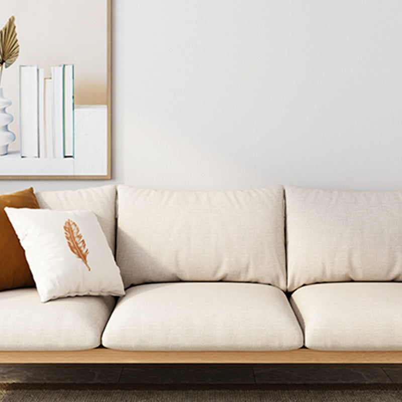Zeitgenössisches Quadratarm Standard -Sofa mit Stirnkissen für Wohnzimmer, Wohnung