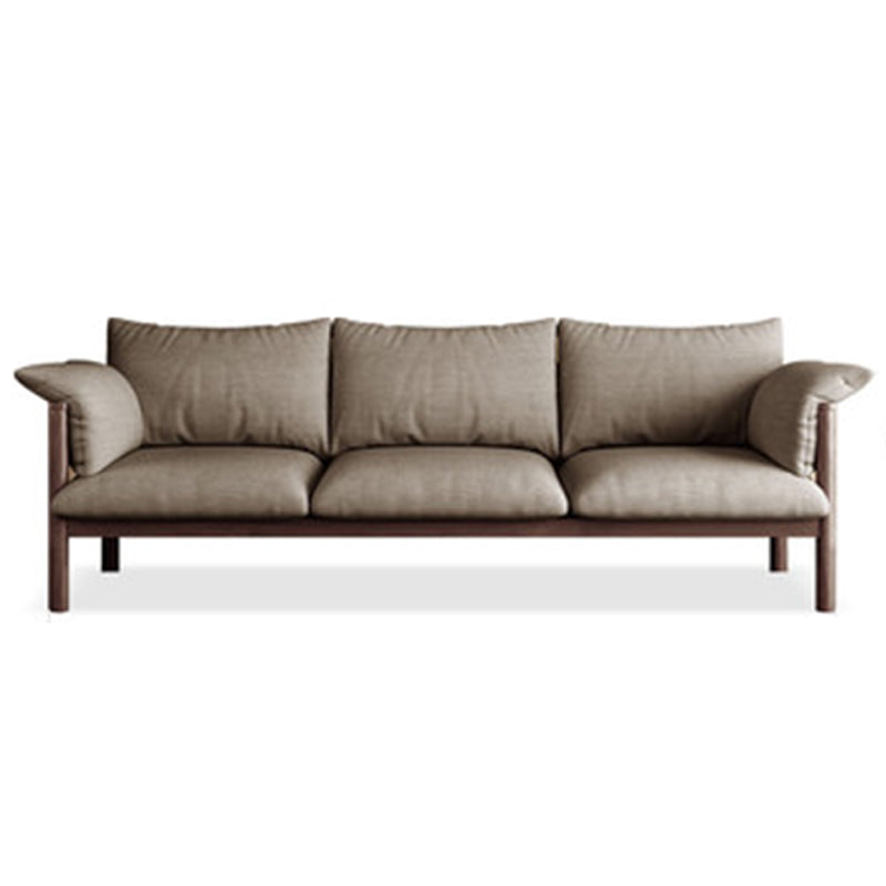 Zeitgenössisches Quadratarm Standard -Sofa mit Stirnkissen für Wohnzimmer, Wohnung