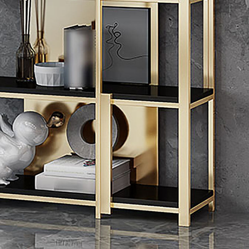 11.81 "W 78.74" H Bücherregal Open Rücken -Glam -Stil für Lernraum Home Office