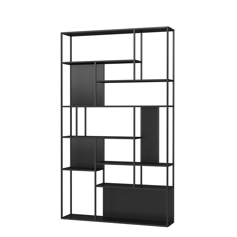 Libreria a glam in stile glam di libreria aperta per sala da studio e ufficio a casa