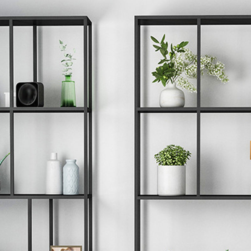 Libreria a glam in stile glam di libreria aperta per sala da studio e ufficio a casa