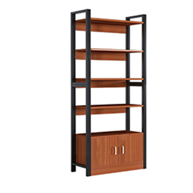 Industrielle Etagere -Bücherregal Stahlrahmen Hersteller Holzregal -Bücherregal mit Tür