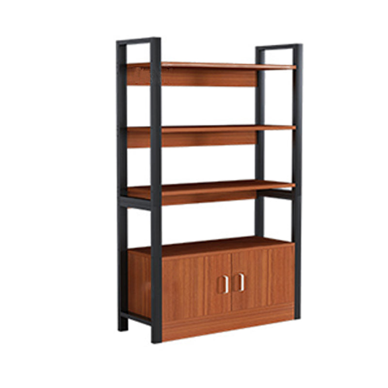 Industrielle Etagere -Bücherregal Stahlrahmen Hersteller Holzregal -Bücherregal mit Tür