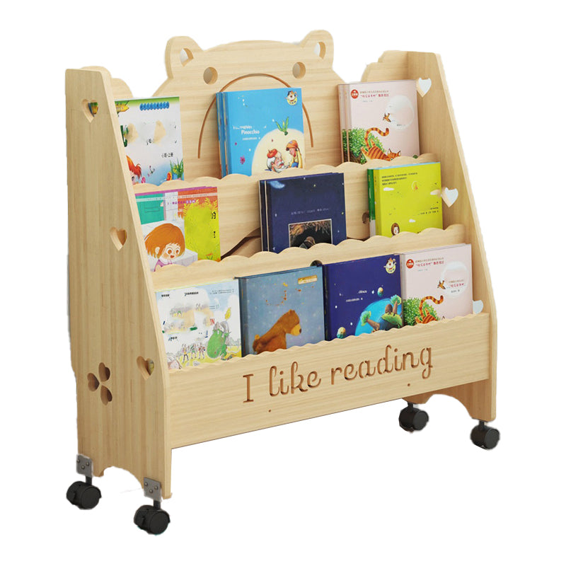 Libreria in stile scandinavo chiuso la libreria in legno massiccio per casa e ufficio