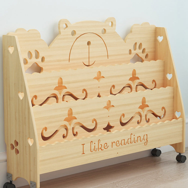 Libreria in stile scandinavo chiuso la libreria in legno massiccio per casa e ufficio