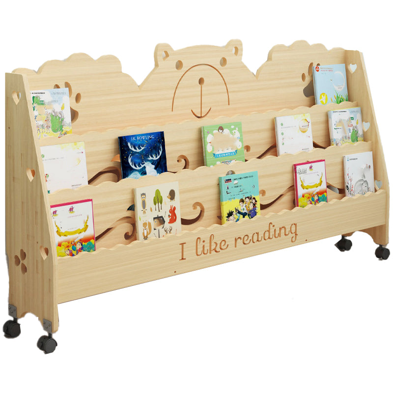 Libreria in stile scandinavo chiuso la libreria in legno massiccio per casa e ufficio