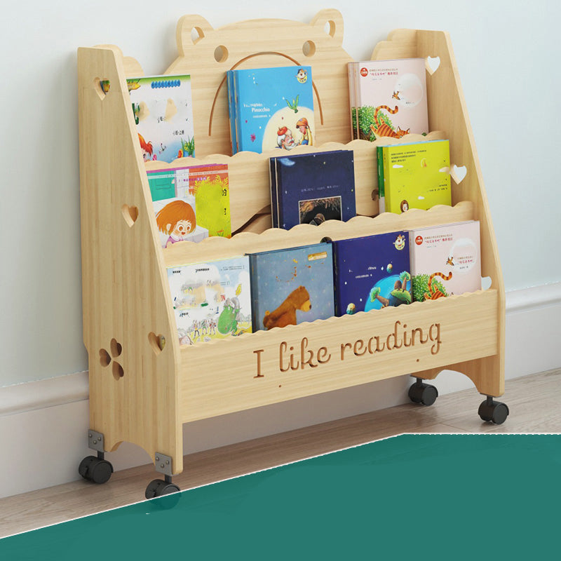 Libreria in stile scandinavo chiuso la libreria in legno massiccio per casa e ufficio