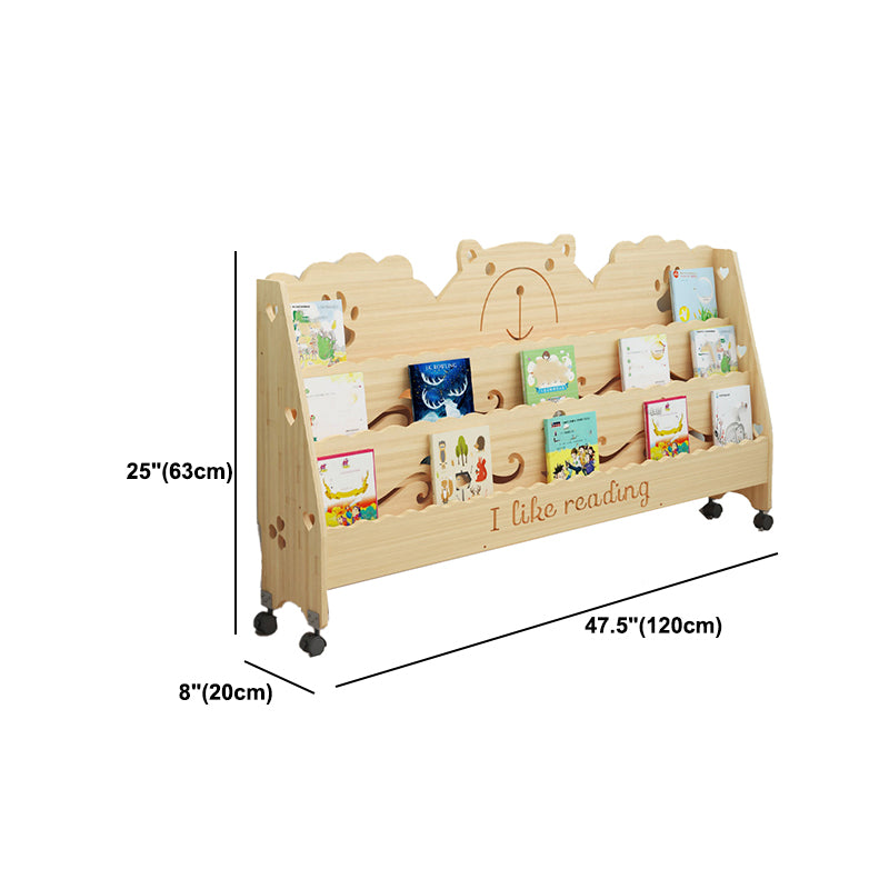 Libreria in stile scandinavo chiuso la libreria in legno massiccio per casa e ufficio