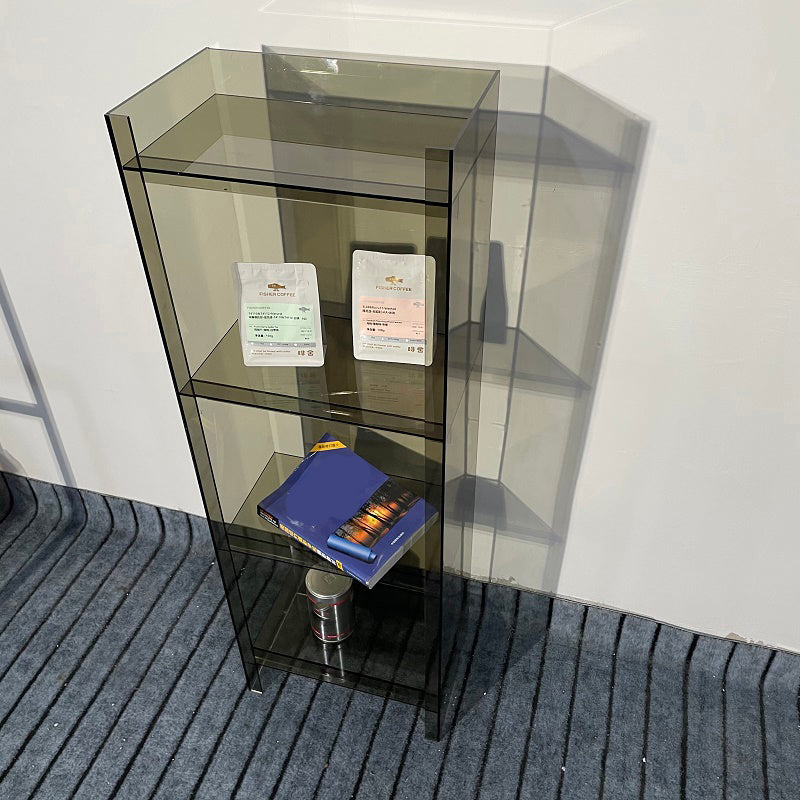 Libreria standard acrilica scandinava chiusa libreria verticale