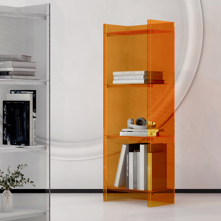 Libreria standard acrilica scandinava chiusa libreria verticale