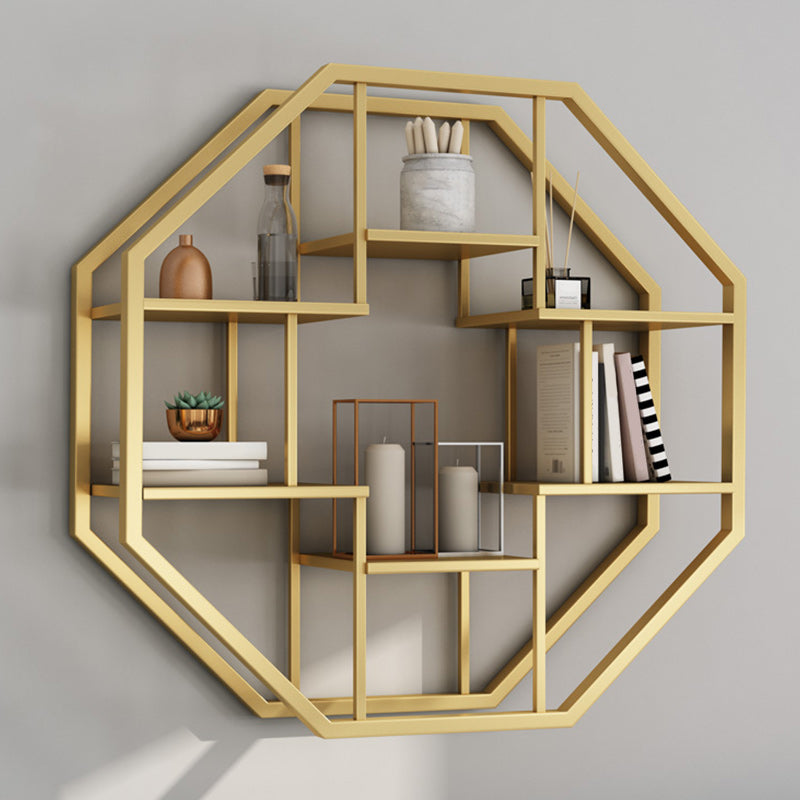 Industrial Wall Mounted Bookshelf Iron Closed Back Bookshelp für Zuhause