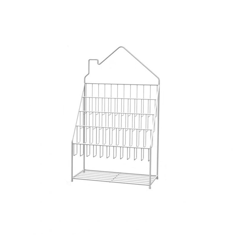 Industrial Metal Ladder Bookshelf Closed Back Iron Bookshelf für Zuhause