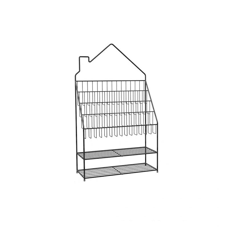 Industrial Metal Ladder Bookshelf Closed Back Iron Bookshelf für Zuhause