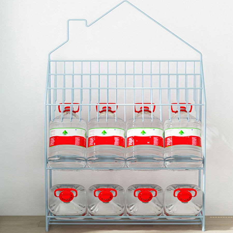 Industrial Metal Ladder Bookshelf Closed Back Iron Bookshelf für Zuhause