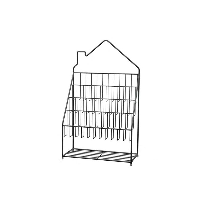 Industrial Metal Ladder Bookshelf Closed Back Iron Bookshelf für Zuhause