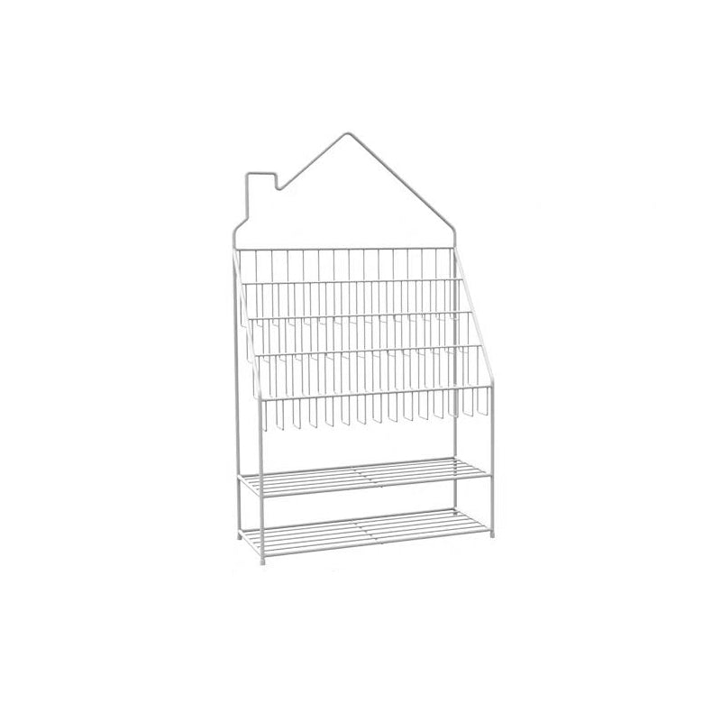 Industrial Metal Ladder Bookshelf Closed Back Iron Bookshelf für Zuhause