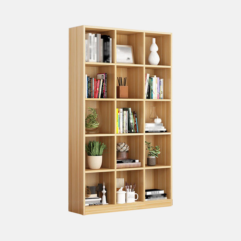 Libreria in legno chiuso in legno libreria in stile scandinavo per home office