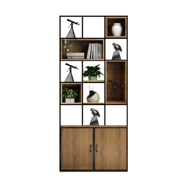 Buchhandel für industrielles Stilscheibe Massivholz Open Back Bücherregal für Home Office