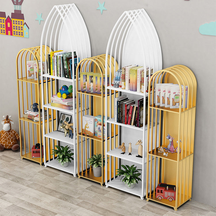 Libreria in stile scandinavo libreria chiusa per la casa di studio della casa d'ufficio