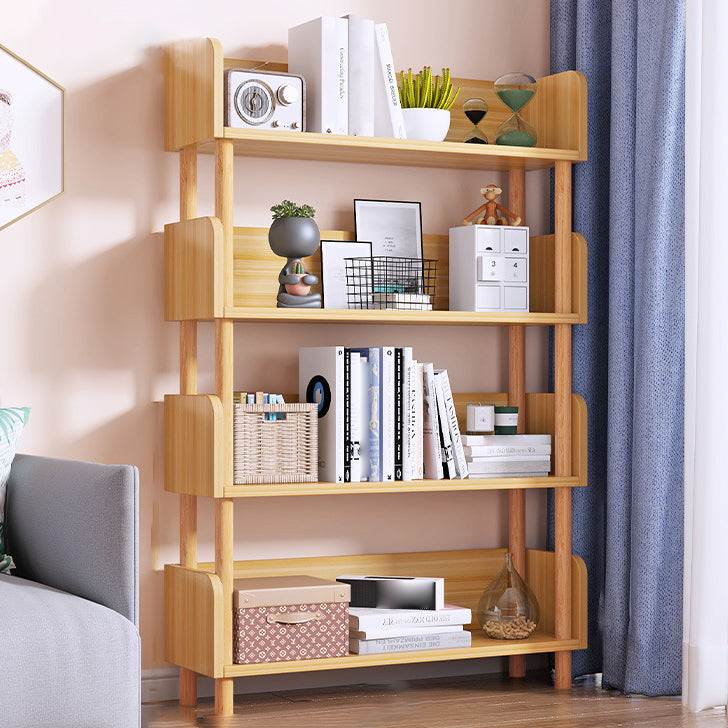 Hersteller Holz Etagere Bücherregal Moderne vertikale offene Bücherregal