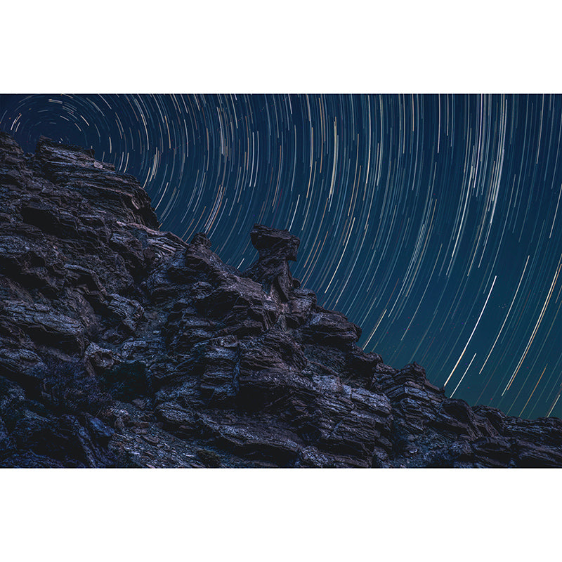 Photography Stain Resistant Wallpaper Galaxy Living Room Wall Mural