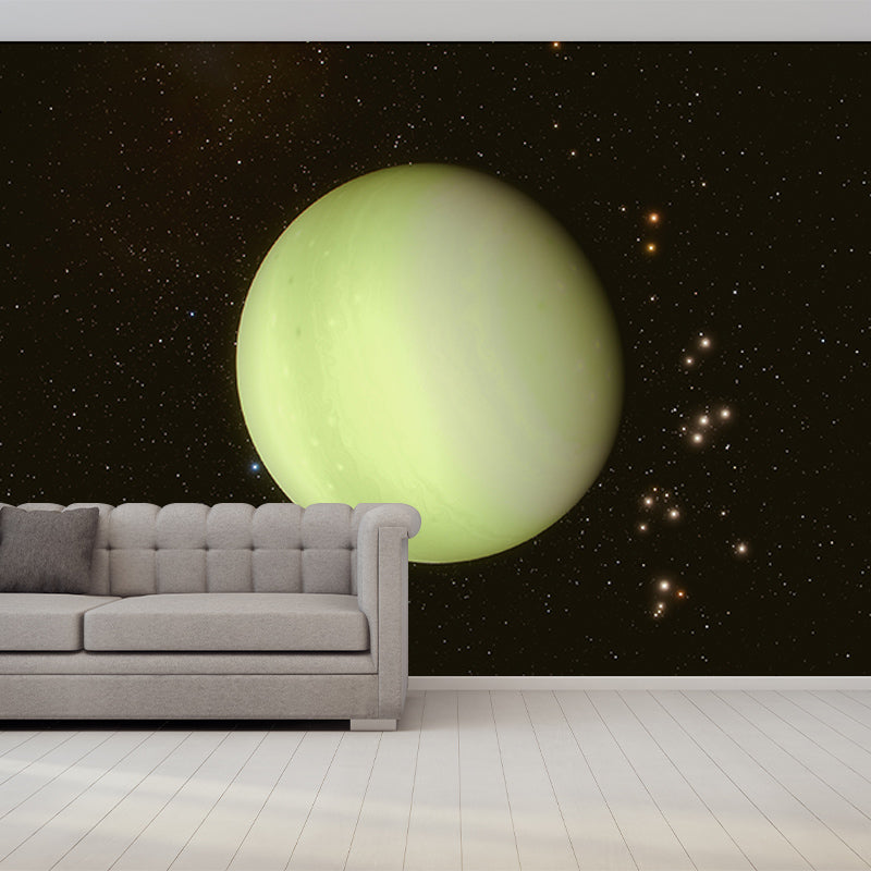 Modern Style Wall Mural Wallpaper Galaxy Photography Bedroom Wall Mural