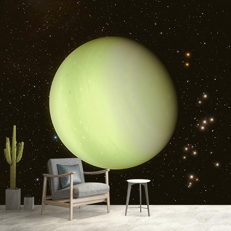 Modern Style Wall Mural Wallpaper Galaxy Photography Bedroom Wall Mural