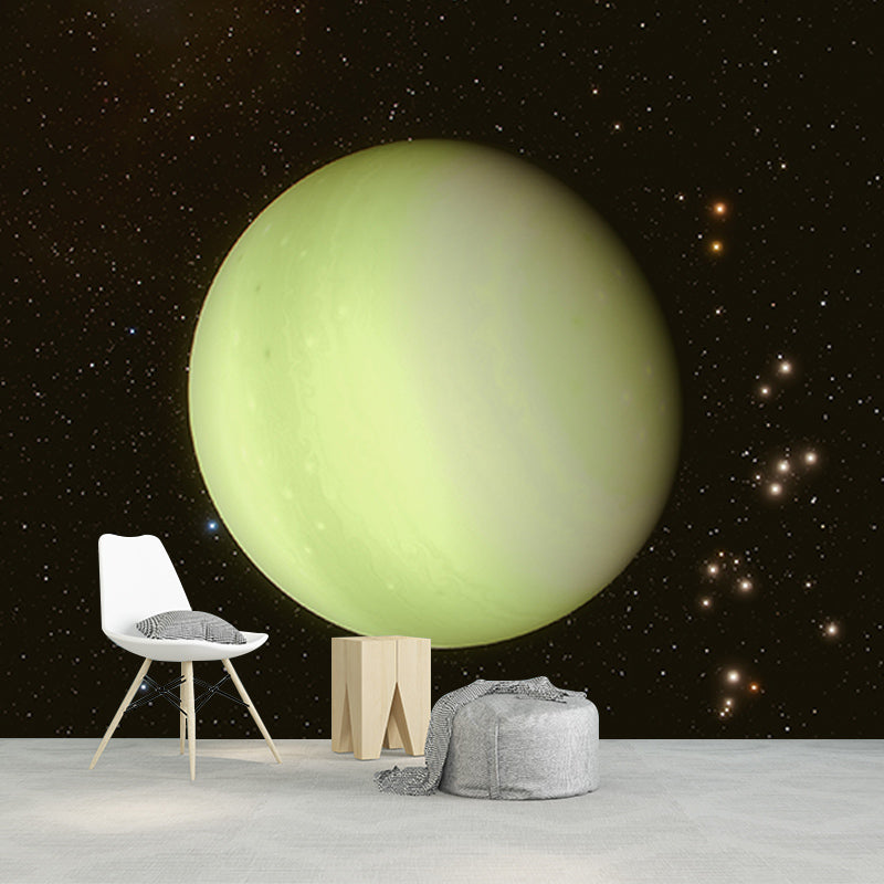 Modern Style Wall Mural Wallpaper Galaxy Photography Bedroom Wall Mural