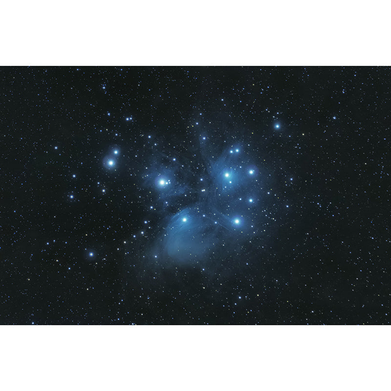 Galaxy Mildew Resistant Mural Wallpaper Environment Friendly Sleeping Room Wall Mural