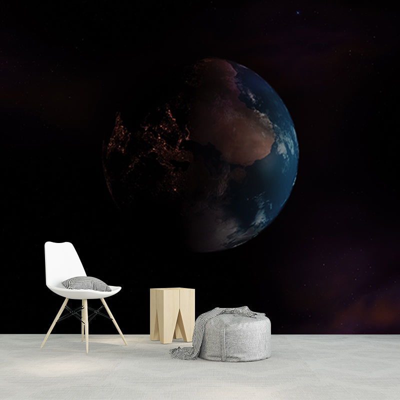 Photography Stain Resistant Mural Wallpaper Galaxy Living Room Wall Mural