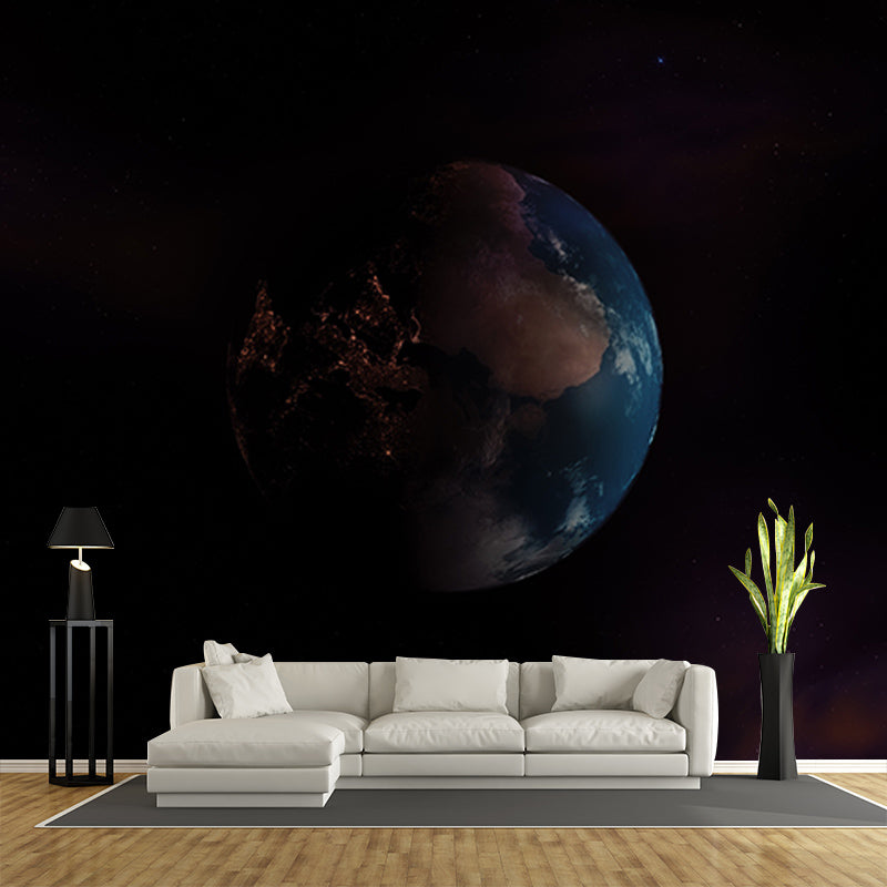 Photography Stain Resistant Mural Wallpaper Galaxy Living Room Wall Mural