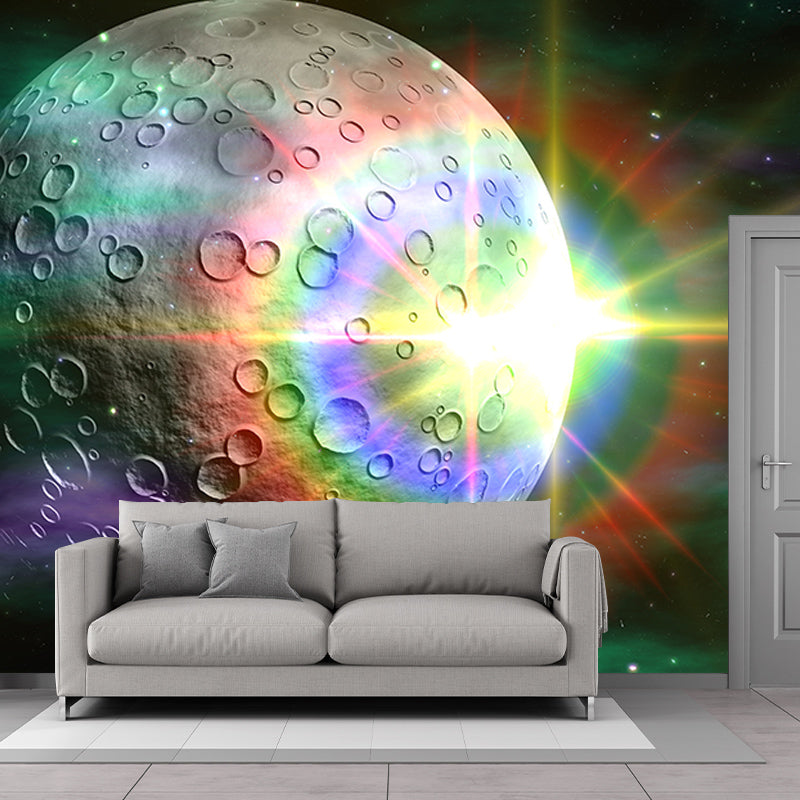 Photography Stain Resistant Mural Wallpaper Galaxy Living Room Wall Mural