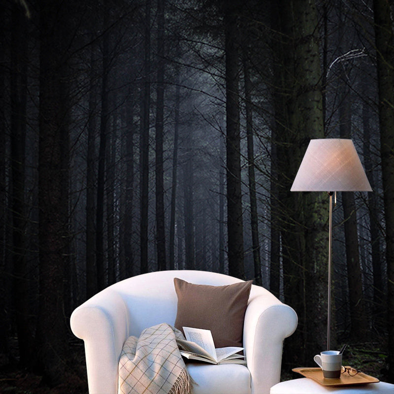 Quiet Forest Photography Mural Wallpaper Decorative Bedroom Wall Mural