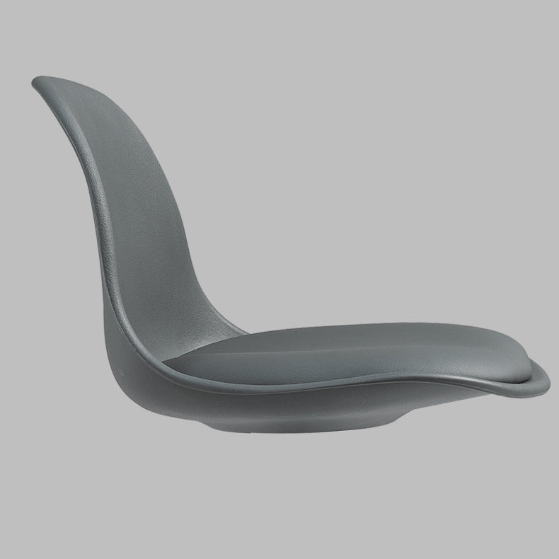 Contemporary Metal Dining Kitchen Room Armless Stool Adjustable Height Barstool