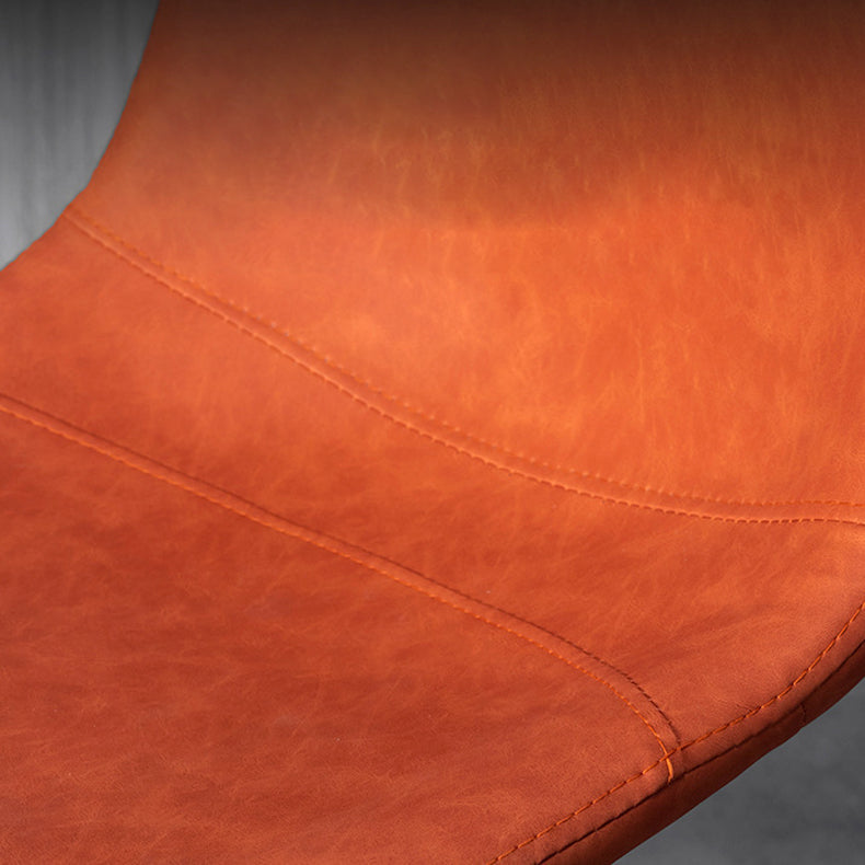 Contemporary Metal Kitchen Dining Room Armless Stool Adjustable Height Barstool