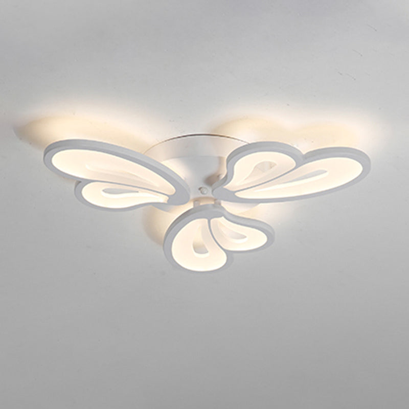 Weiße Deckenbeleuchtung moderne LED -Metall Deckenlampe für Wohnzimmer Schlafzimmer